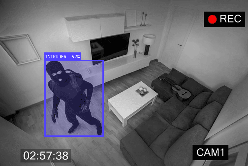 Intruder Detection Image - Neuronetic Vision AI Surveillance Platform